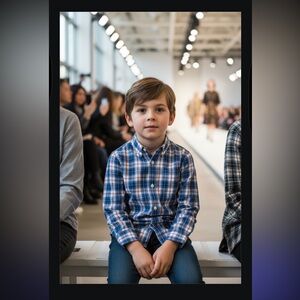 New! Plaid Poplin Shirt